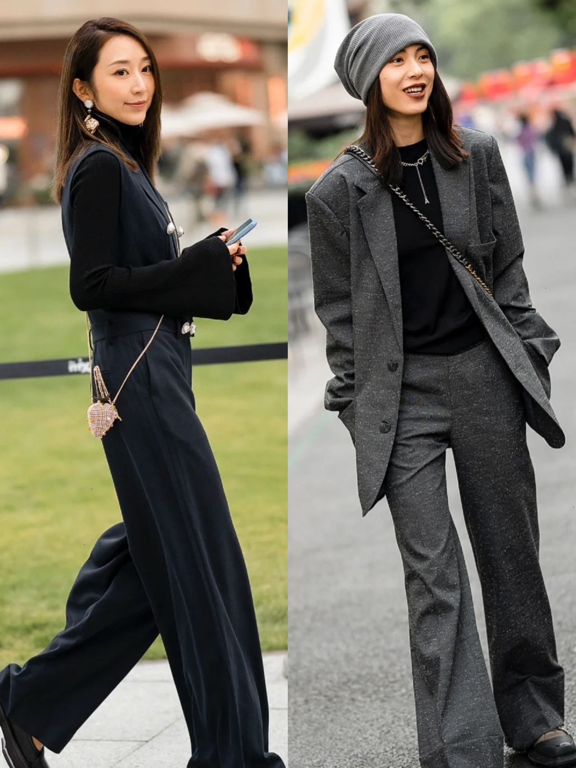 “时髦精”秋冬街拍LOOK，看这些美女的搭配示范，简直潮爆了