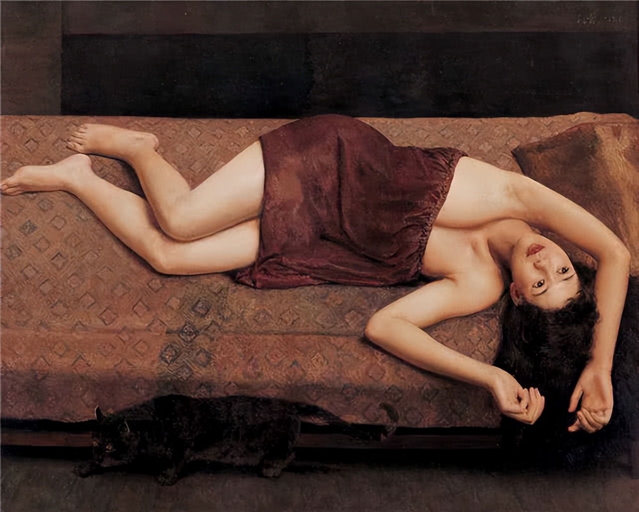 油画院院长杨飞云：以妻子为模特，6幅画拍出7179万的天价