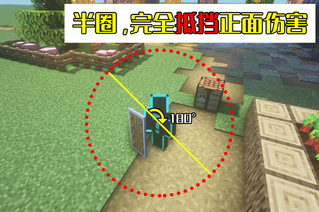我的世界：“6木1铁”做的盾牌，算不算“超模”道具？爱不释手