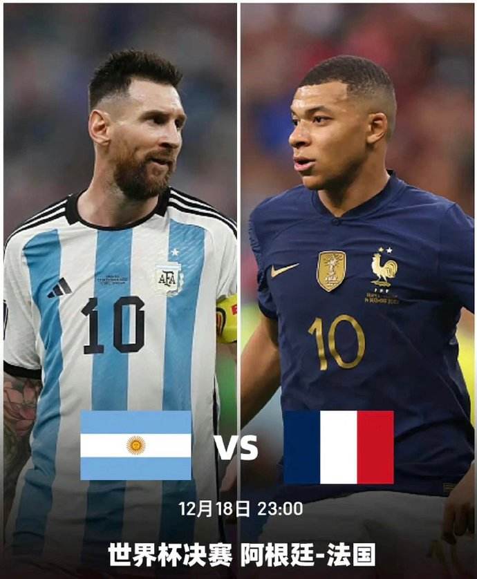 12月18日 世界杯：阿根廷VS法国 比赛分析 结果预测