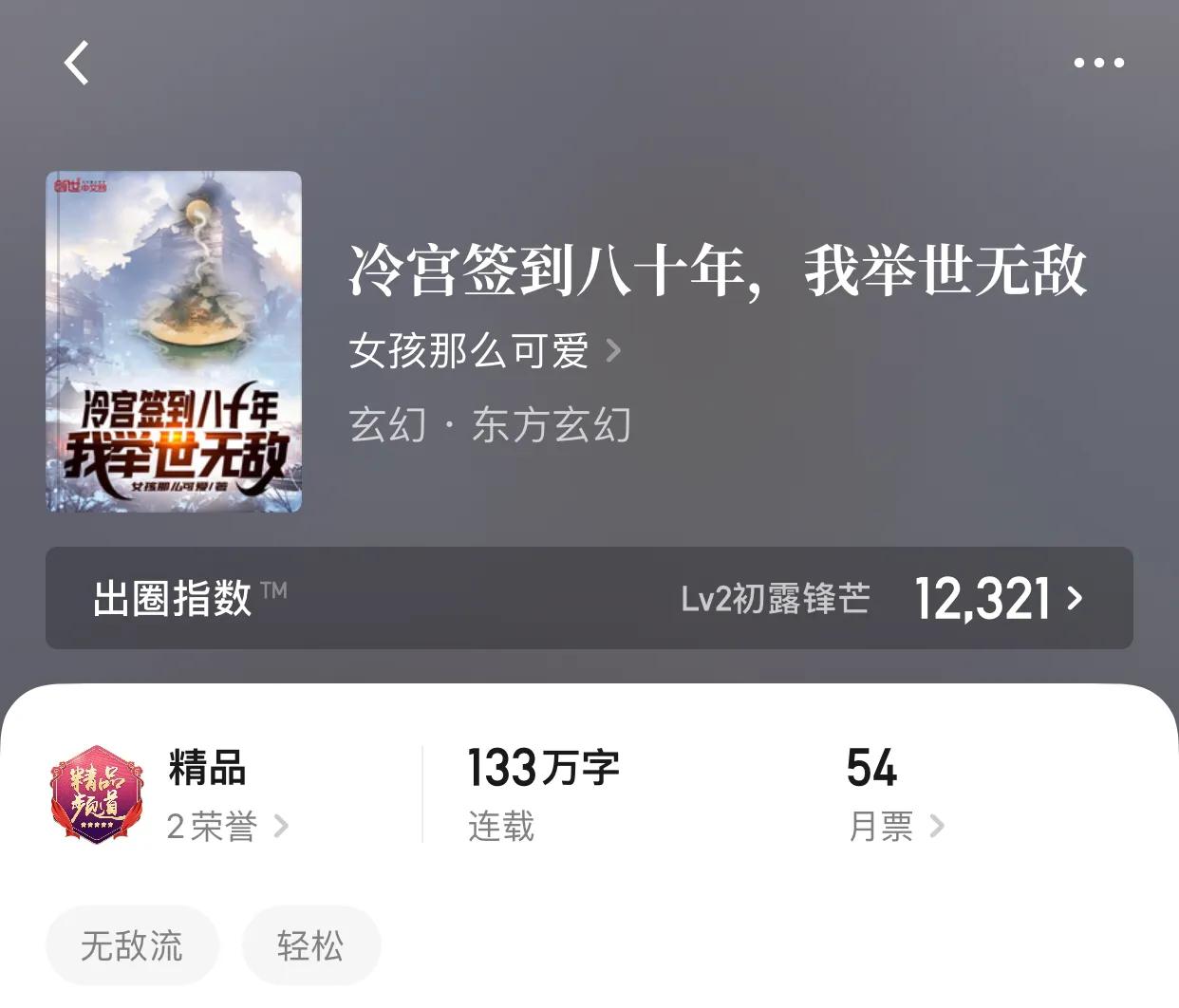 八本极品精品小说，除了书名和简介差了点，内容极品