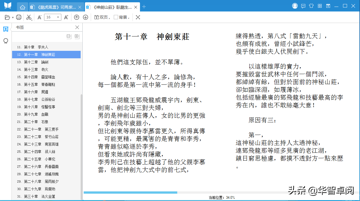 武侠《神剑山庄》《龙虎风云》接龙而成的作品 电子书免费下载
