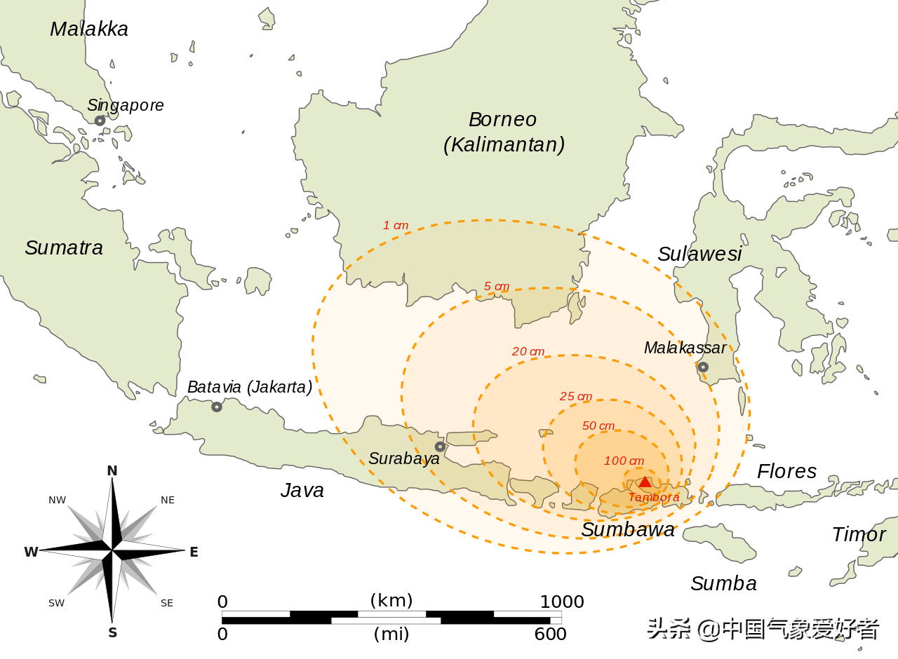 最大火山(200年来全球最大火山喷发回顾：在那之后，北半球现“无夏之年”)