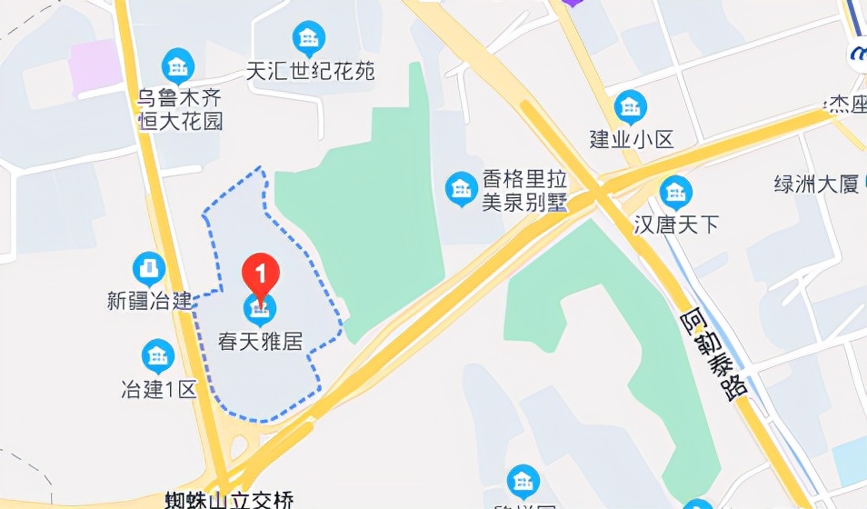 乌鲁木齐的有钱人都住在哪里，这份富人住宅区地图值得收藏