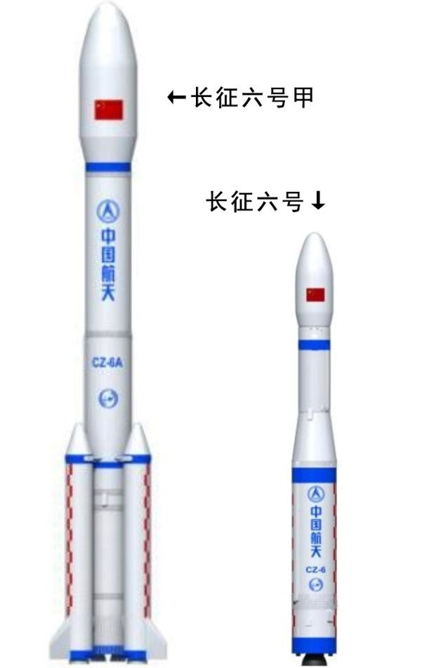 火箭的图片(高度增加21米，我国长征六号又出新火箭，推力暴增5倍，运力增8倍)