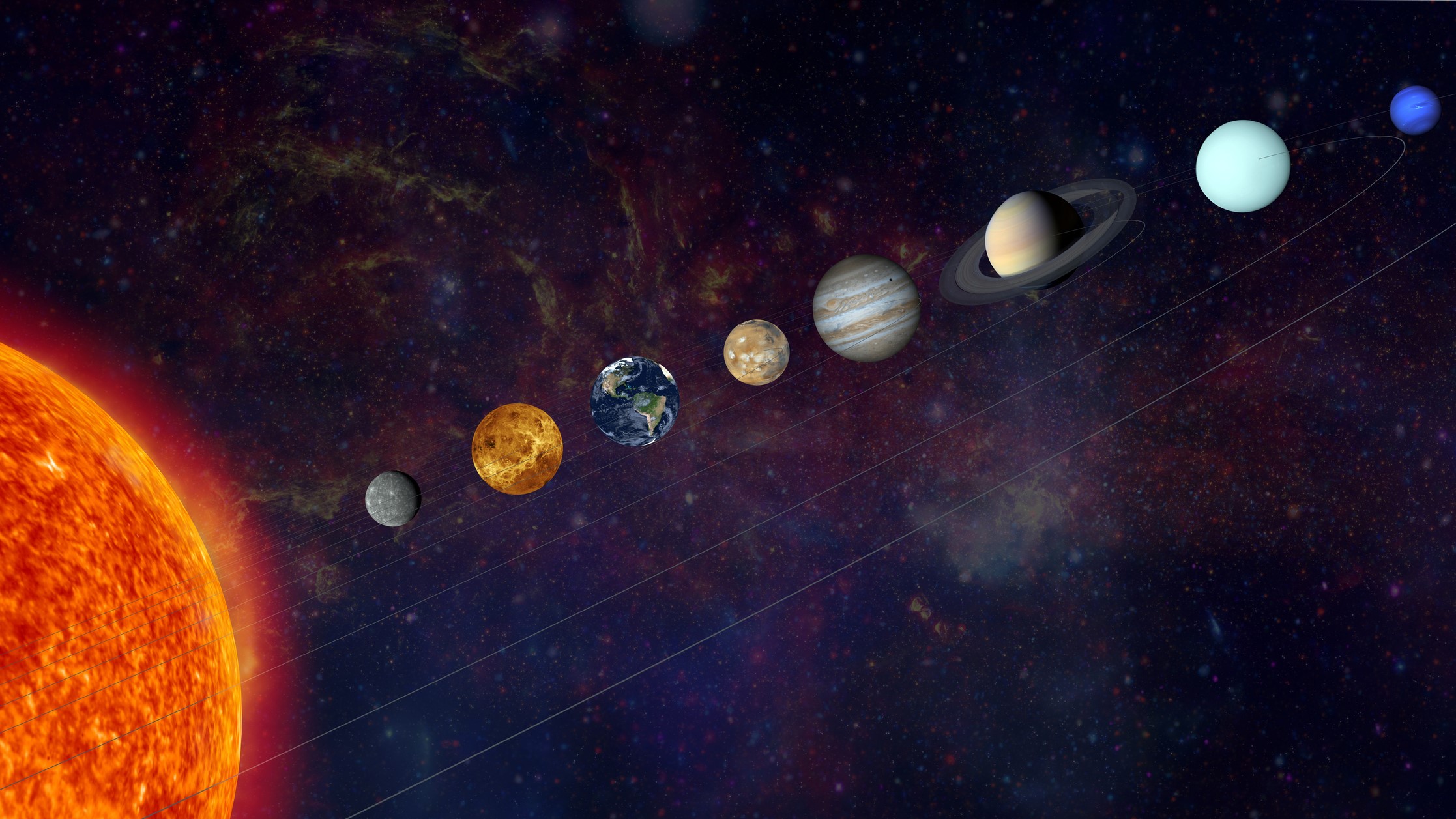太阳系九大行星 太阳系九大行星简介表