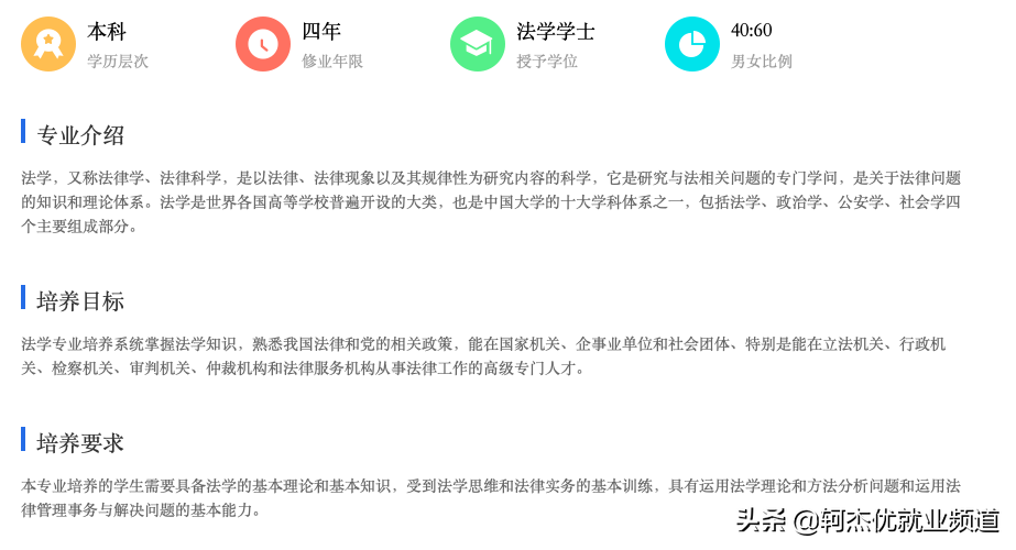 法学都学些什么？毕业薪资和行业就业情况如何？