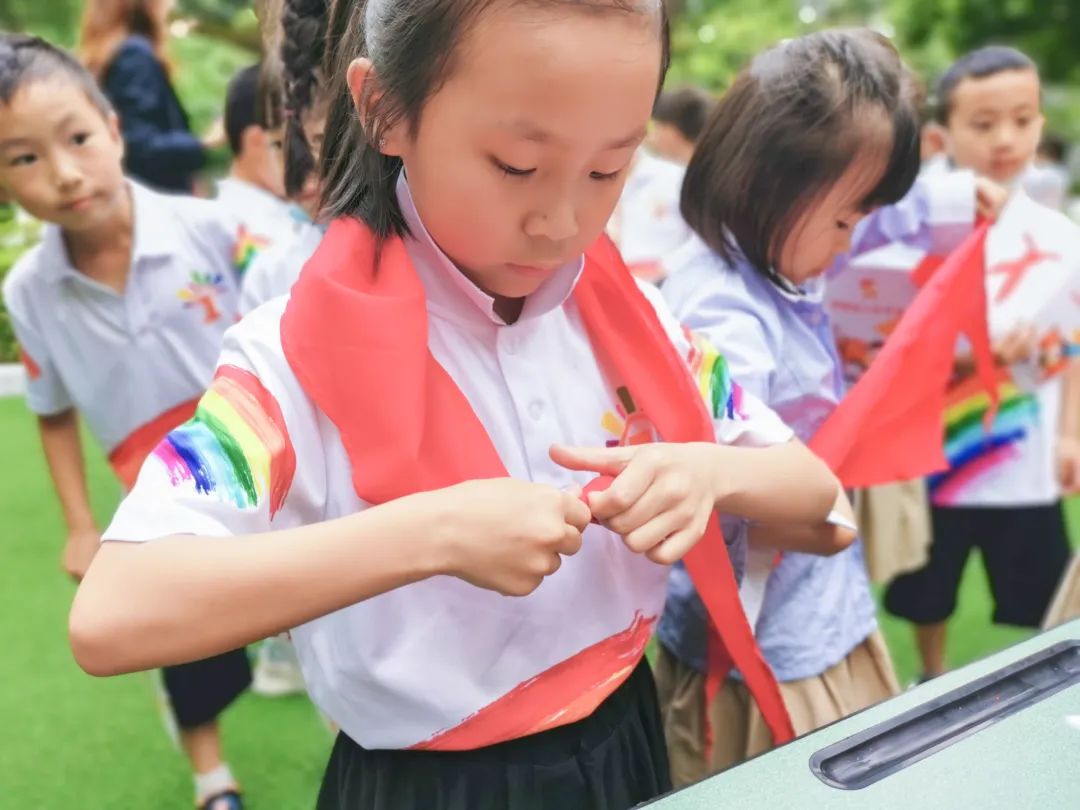 少年心向党 入队争先锋｜永安小学举行一年级分批入队闯关活动