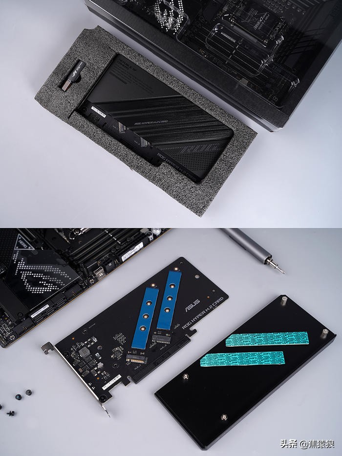 12700K/ Z69O HERO / RTX3080 PGF，联力鬼斧 2 机箱装机展示