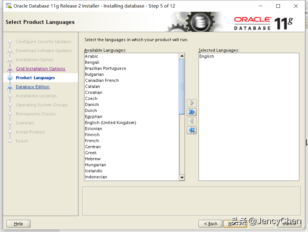 CentOS 7.6下安装Oracle 11.2.0.4