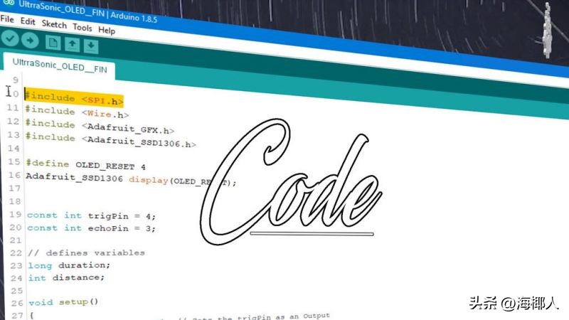 Arduino 小制作：超声波数显标尺