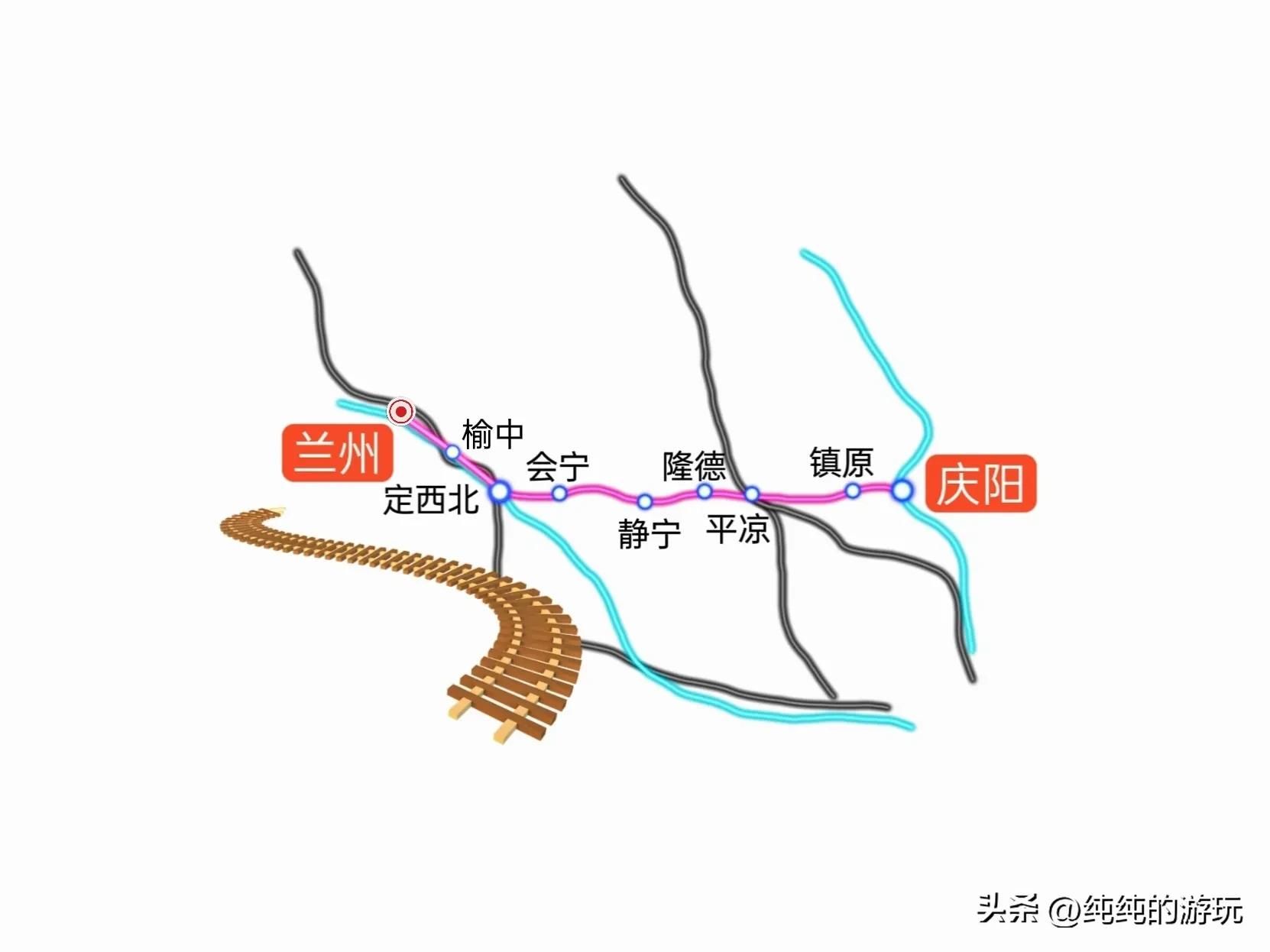会宁铁路经过村镇(甘肃省规划中九条铁路的线路走向)