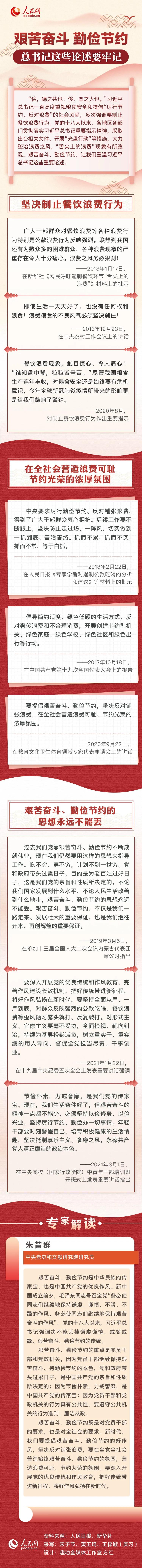 艱苦奮斗、勤儉節(jié)約，總書記這些論述要牢記