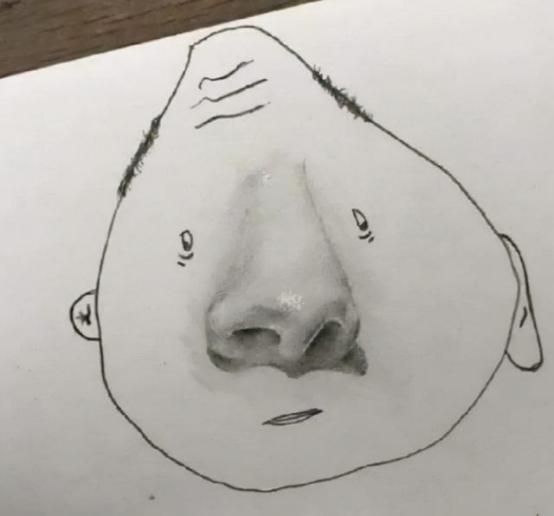 脸上画画图片搞笑(美术生的考试) - 赤虎壹号