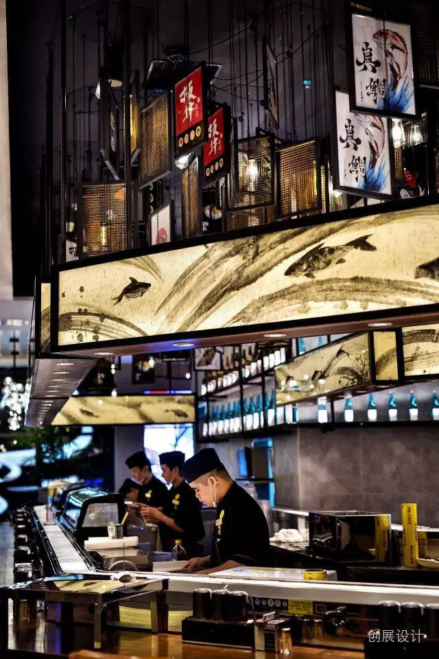 网红日式料理寿司店设计案例，东莞板井寿司，by创展空间设计