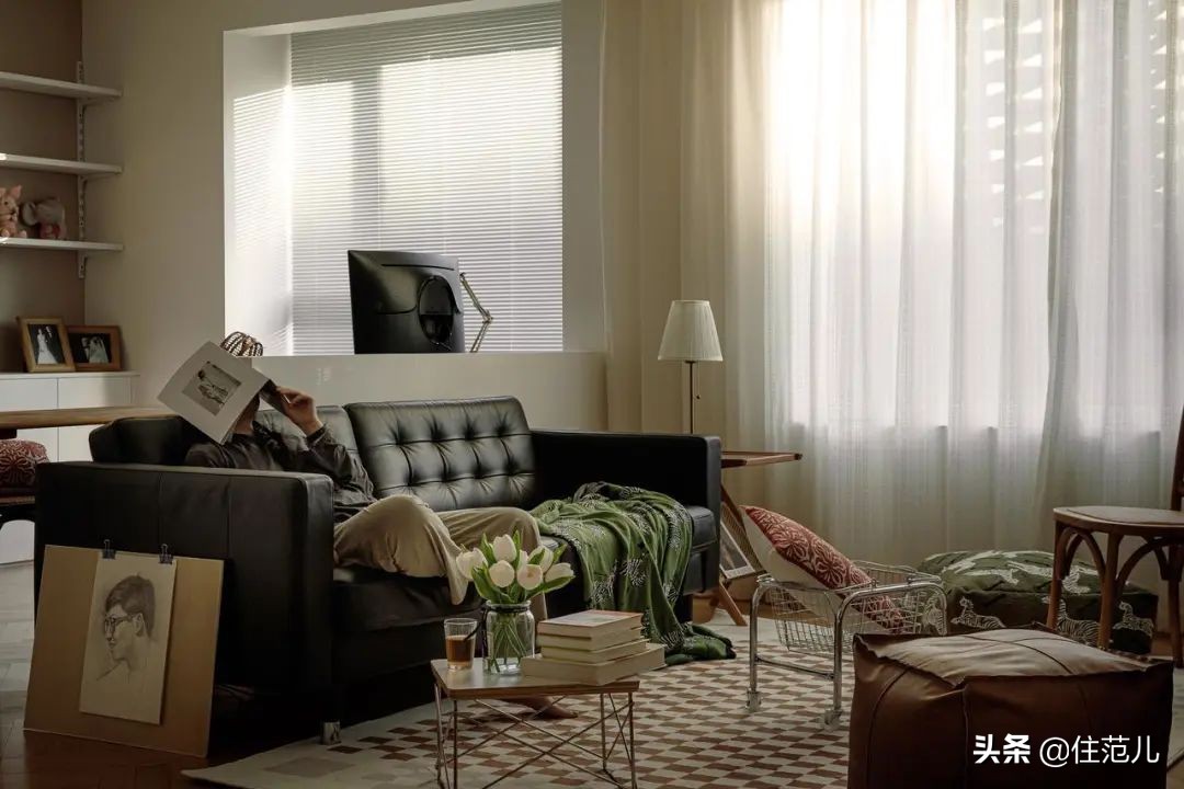 家具靠网购，收纳靠宜家，这个90㎡的房子竟像豪宅？