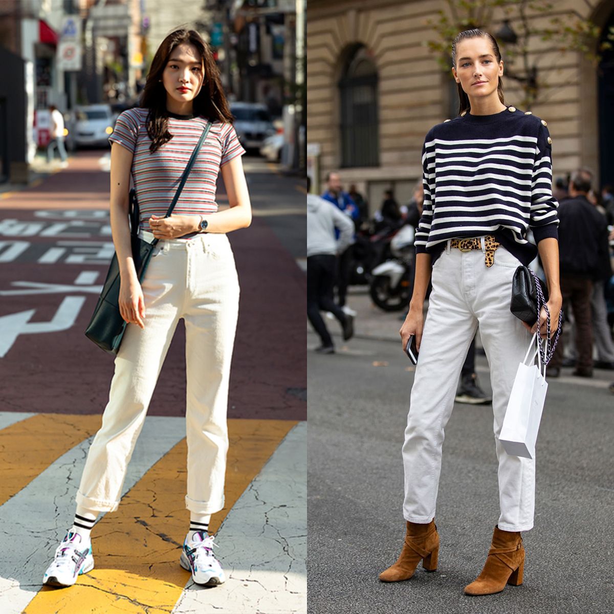 一,"白色裤子"在穿搭时应该有哪些思路?