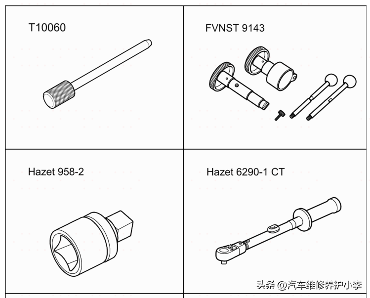 大众 EA888（二代）正时链条安装位置