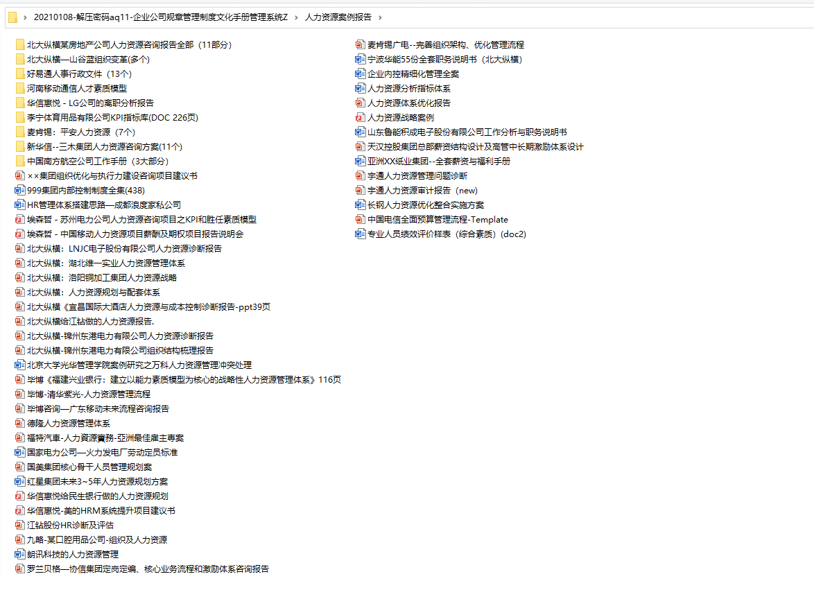 企业公司规章管理制度，范文文化手册管理系统，复制套用不劳心