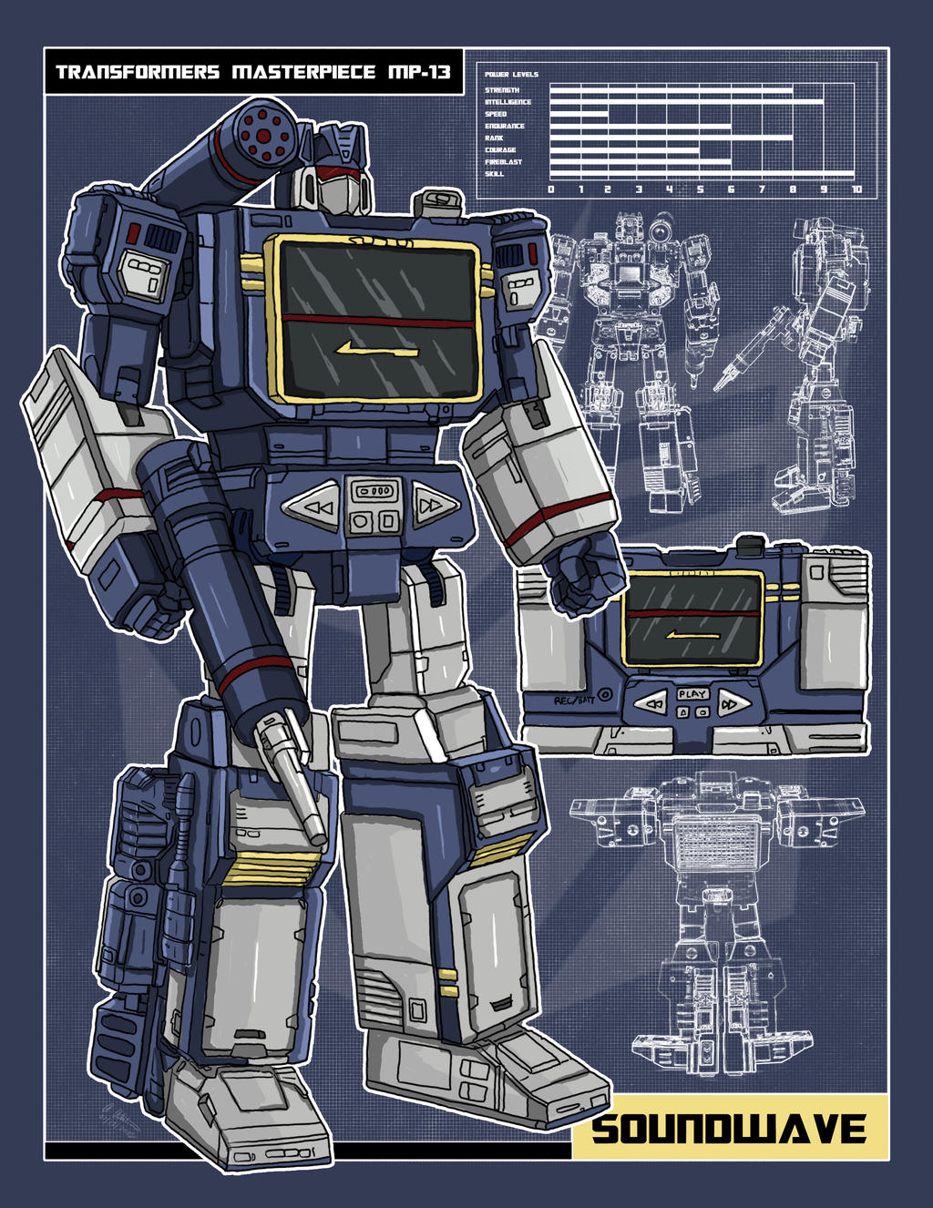 变形金刚动画片(变形金刚g1动画角色插画,线稿部分更帅气)