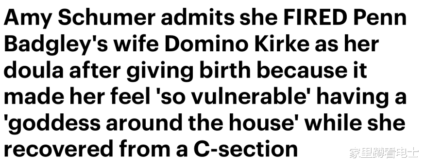 月嫂太漂亮，产妇因为自卑将其开除，好莱坞女谐星也有容貌焦虑