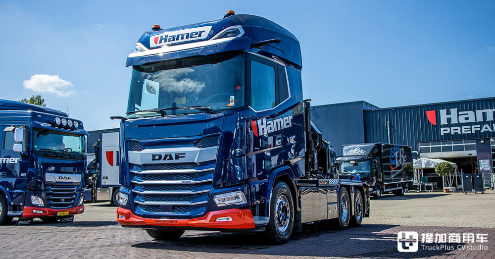 达夫XG 真会整活（就没见过这么帅气的随车吊，还是牵引车底盘，达夫XG+真会整活）