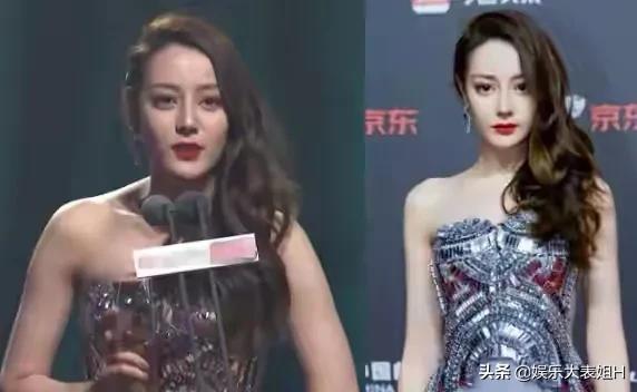 女明星红毯大型翻车现场，关晓彤像个葱花饼，迪丽热巴尽显老气