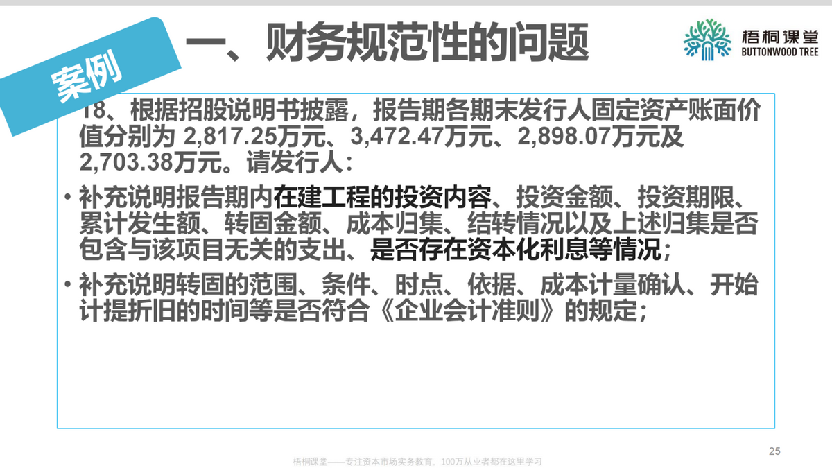 上市公司财务总监：企业上市如何进行财务规范（25案例）