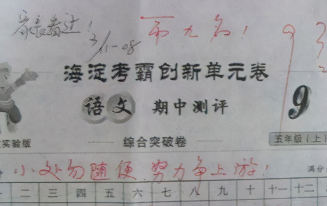 家长意见反馈表
