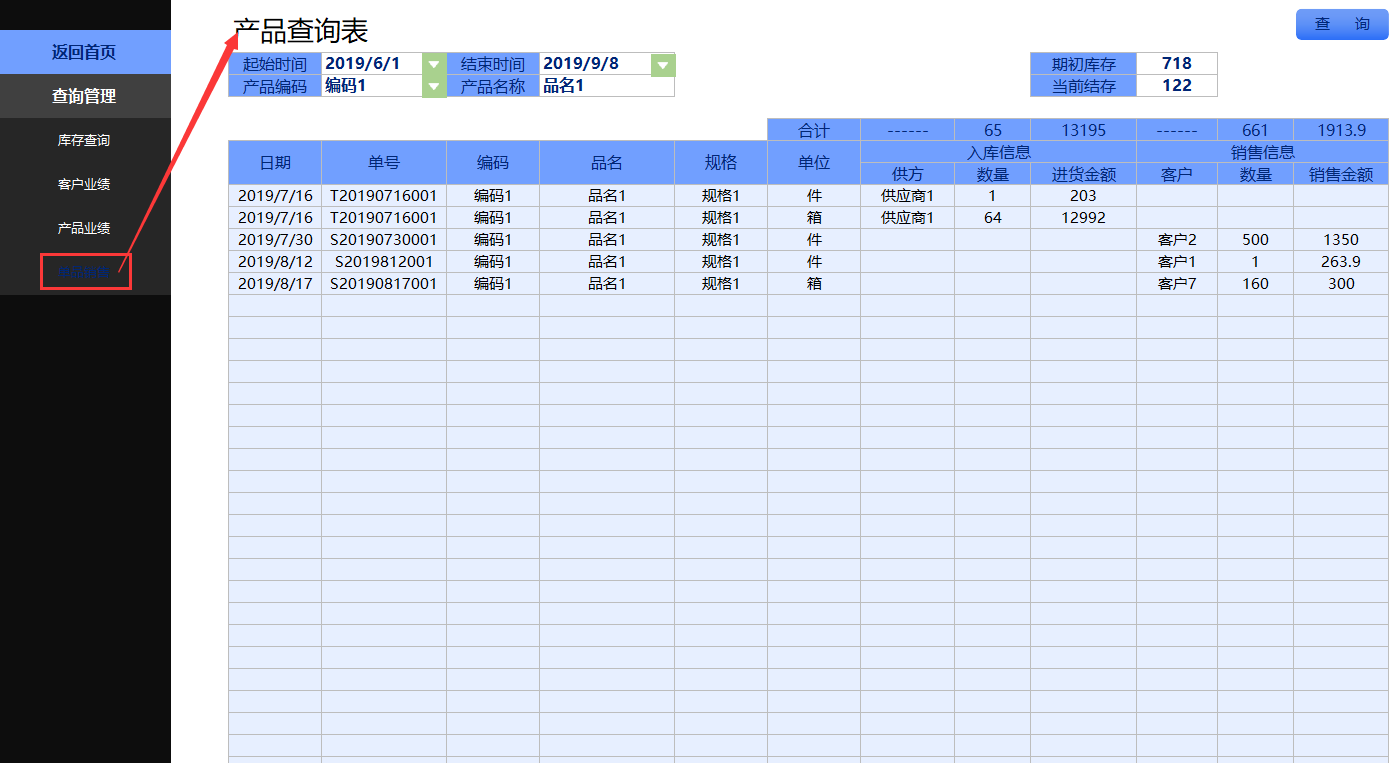 熬了整整7天，总算把进销存编制成Excel系统，内含库存预警及分析