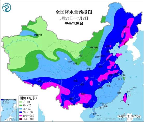 26和27日华北东北降水东调