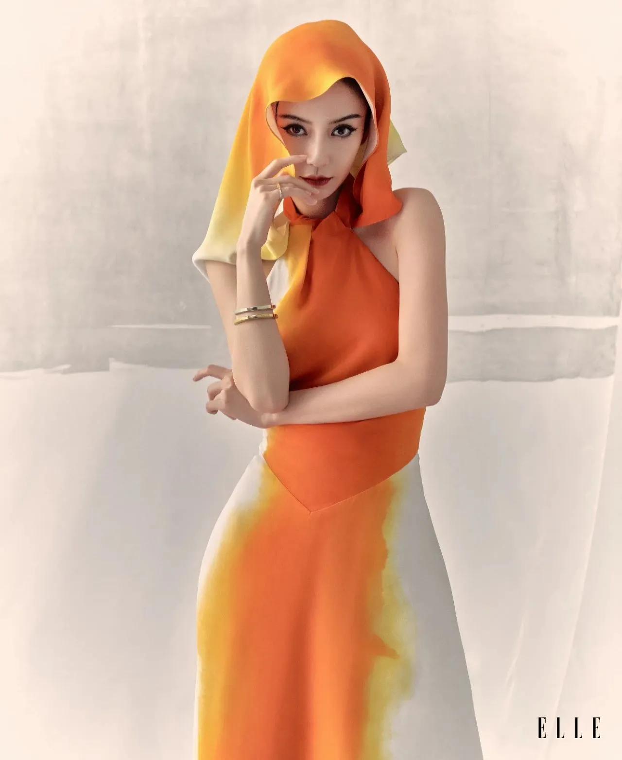 baby大胆人休艺术(angelababy-elle新加坡三月刊五套造型写真)