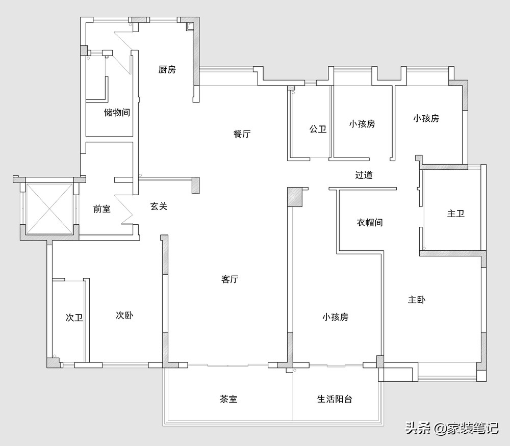 270㎡大平层装修中式风，真的太好看，很佩服这对70后夫妻的眼光