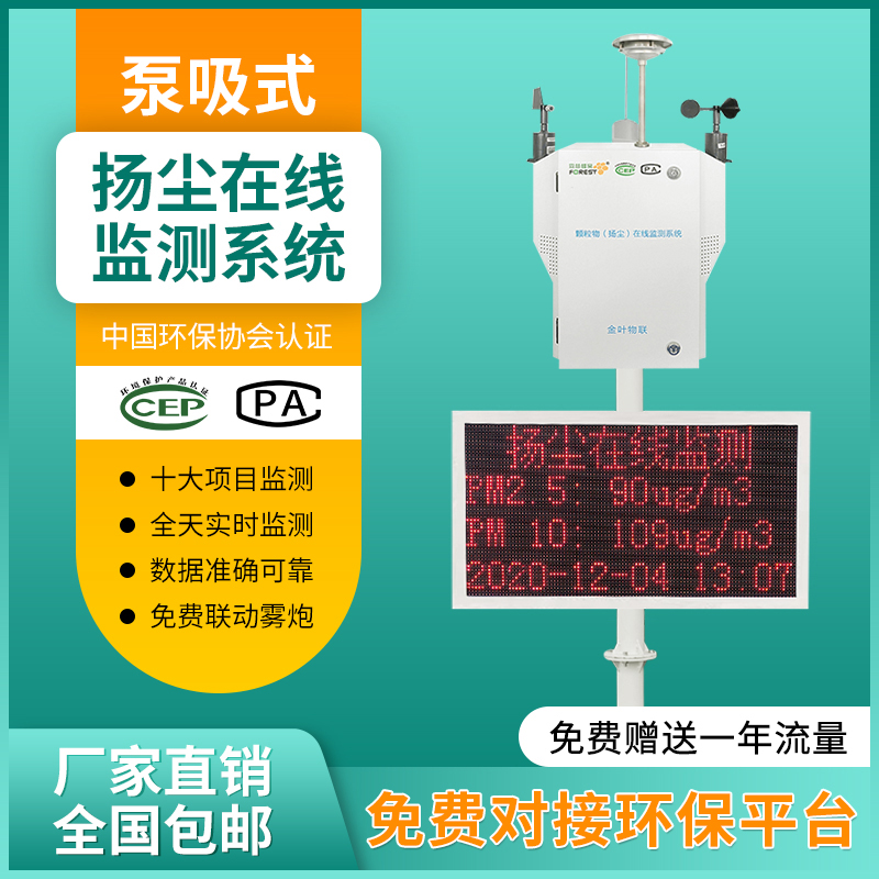 環境污染防治，建筑工地揚塵在線監測系統在行動