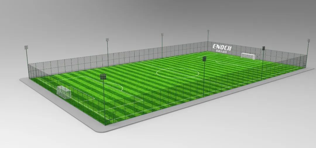 十一人制足球场示意图国际标准比赛是11人制,一般国际标准足球场尺寸