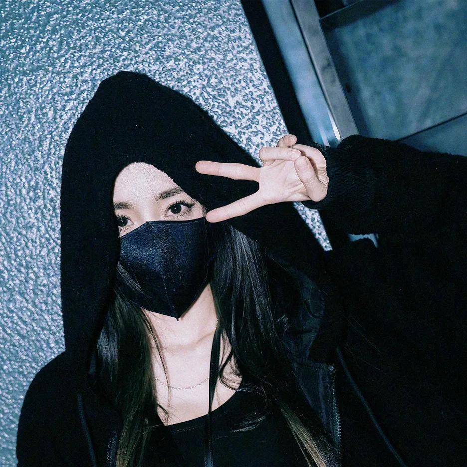 迪丽热巴 杨幂 赵丽颖黑色系头像:你想要什么