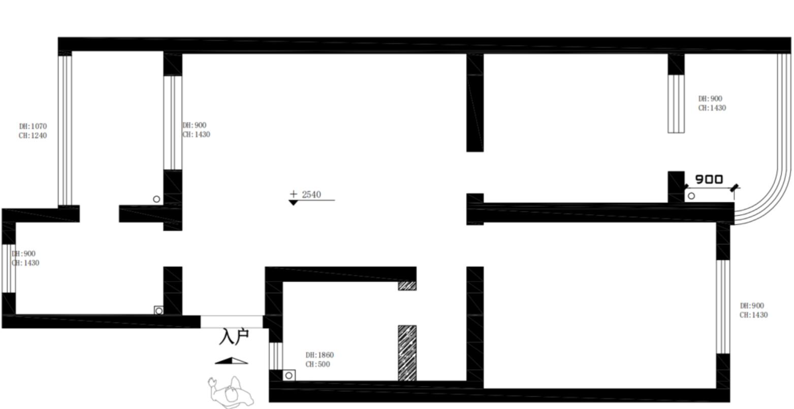 80㎡三室二厅改造实拍：单卫变双卫，空间布局更合理
