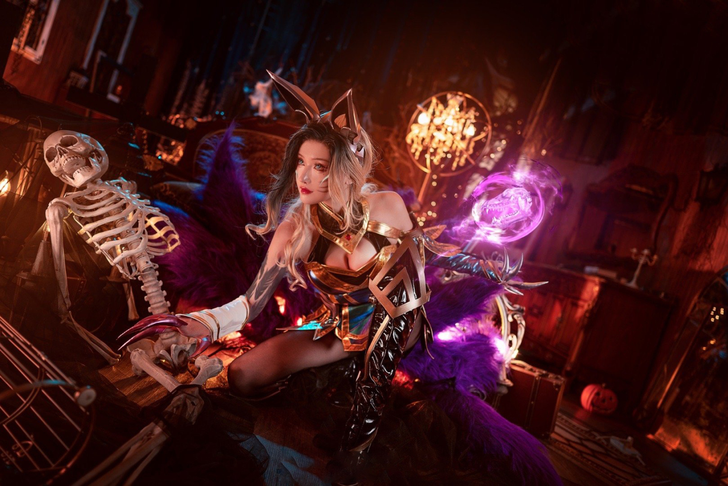 《英雄联盟》魔女阿狸cosplay