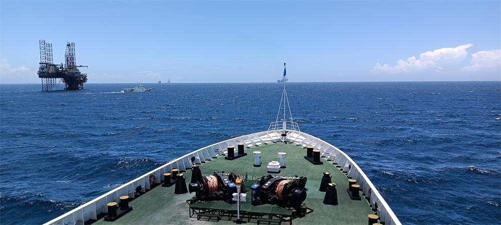 中國第一艘萬噸級海巡船首次巡航北部灣