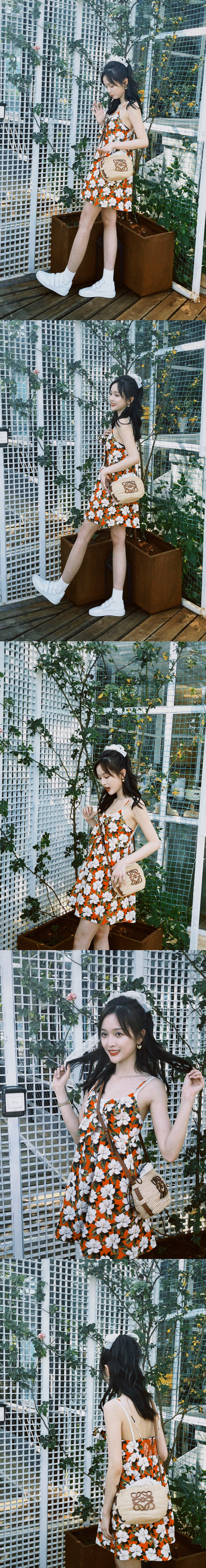 吴宣仪夏天漂亮的造型，好漂亮