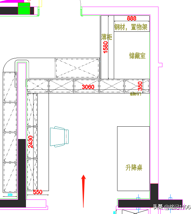 简单的简笔画房子(0基础CAD平面简单入门细节，如何规“画”自己的家)
