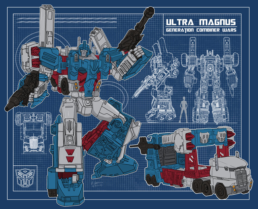 变形金刚动画片(变形金刚g1动画角色插画,线稿部分更帅气)