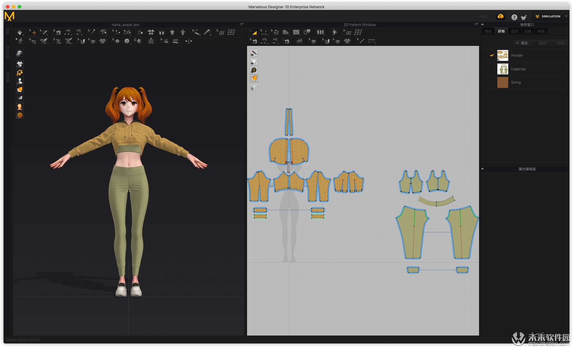 服装设计绘图软件（3D服装设计软件：Marvelous Designer 10 mac中文版）