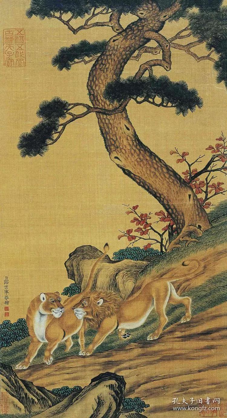 清代宫廷画家郎世宁的（清代宫廷画家郎世宁的什么图描绘了姿态各异之骏马白皮）-第35张图片-悠嘻资讯网