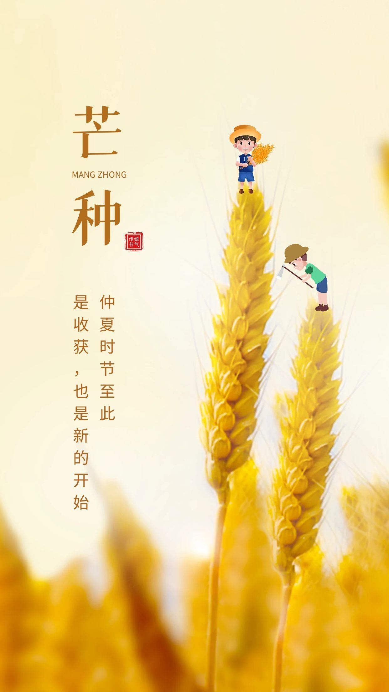 芒种图片配图唯美高清大全,芒种祝福语朋友圈文案句子