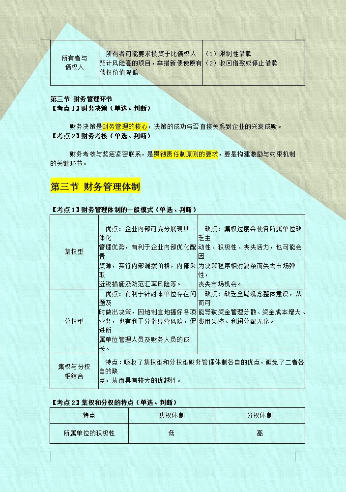 不要慌！我89分过中级财务管理，这214页思维导图+考试重点必看