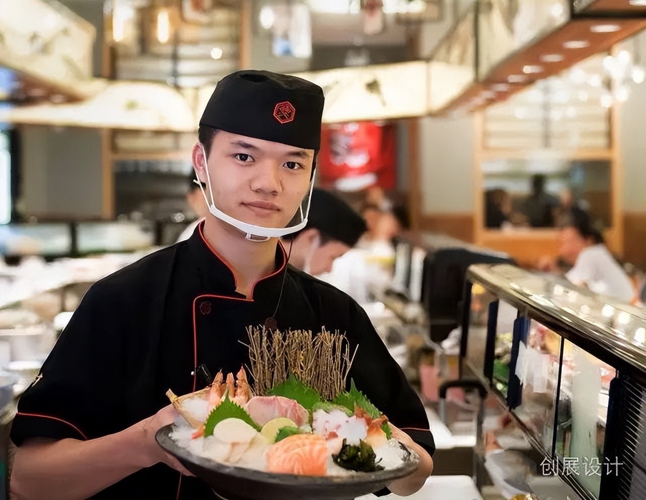 网红日式料理寿司店设计案例，东莞板井寿司，by创展空间设计