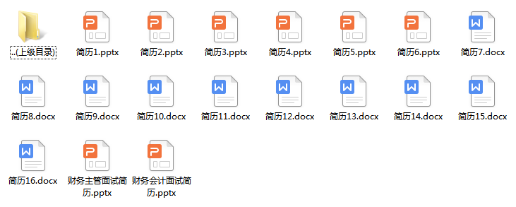 面试财务会计：原来这才是hr喜欢的简历模板