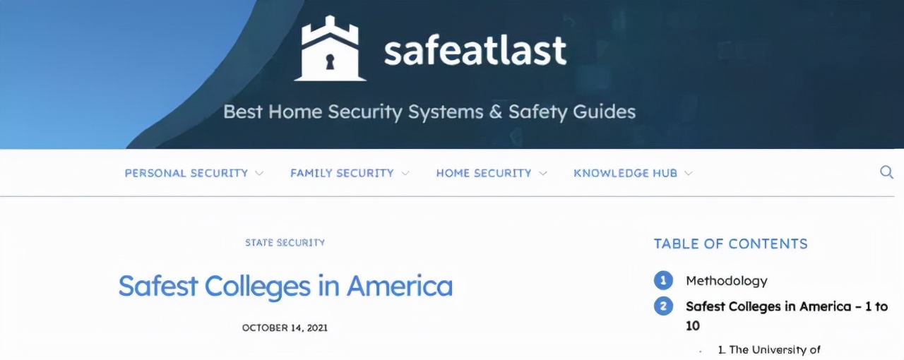 pennsylvania大学（美国最安全的大学校园TOP50）