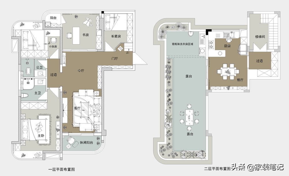 下次如果再买房，我也要买复式楼，一个大的露台太舒服了，很休闲
